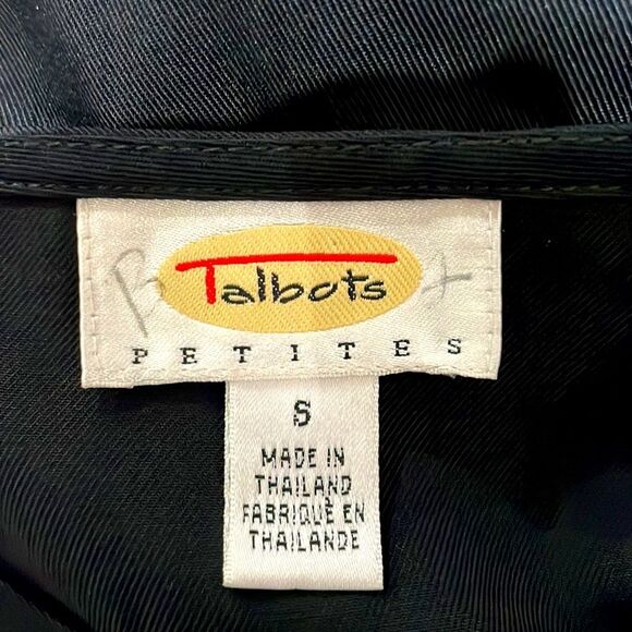 Vintage‎ Talbots Black Pullover Midi Dress Sleeveless Pinafore Size Small - Picture 11 of 11